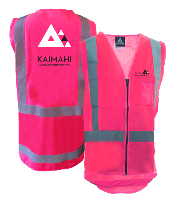 Pink hi vis vest